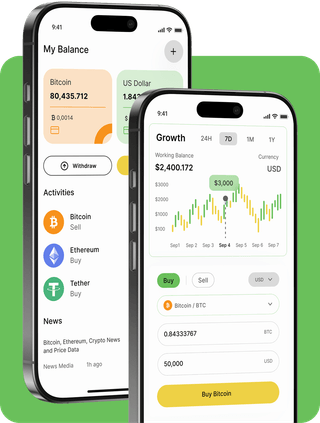 Falcon Stakics trading platform interface with live market data